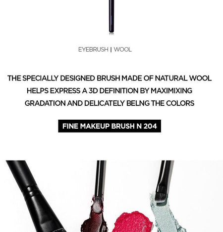 moonshot - Fine Makeup Brush N204, 1 pc, 50 g, 8809429362261