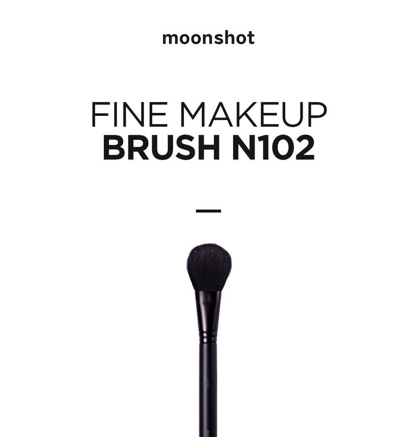 moonshot - Fine Makeup Brush N102, 1 pc, 50 g, 8809429362209