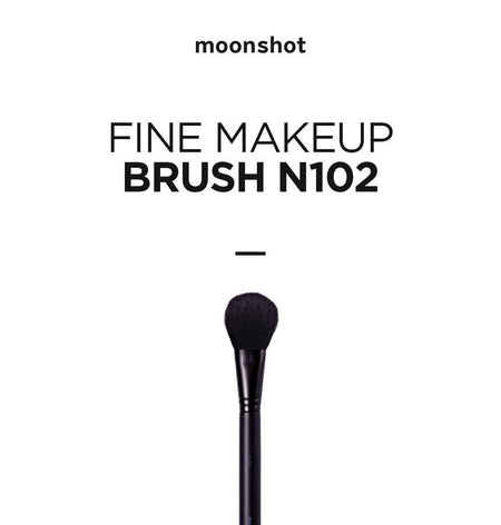 moonshot - Fine Makeup Brush N102, 1 pc, 50 g, 8809429362209