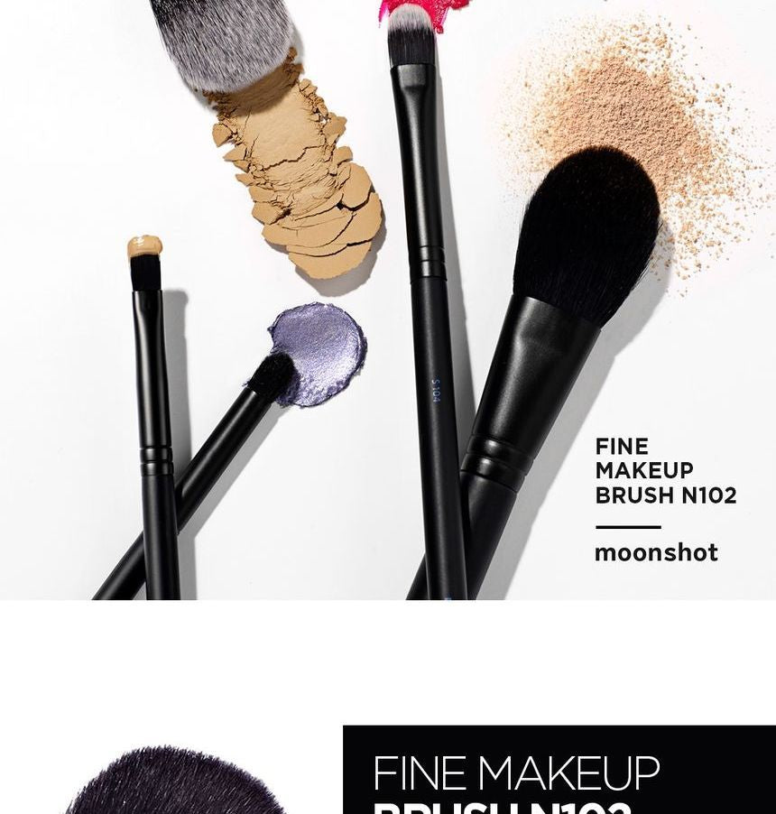 moonshot - Fine Makeup Brush N102, 1 pc, 50 g, 8809429362209