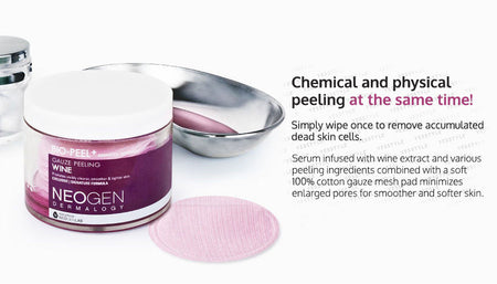 NEOGEN - Dermalogy Bio-Peel Gauze Peeling Wine (Original Version) 200ml, 30 sheets, 390 g, 8809381441844