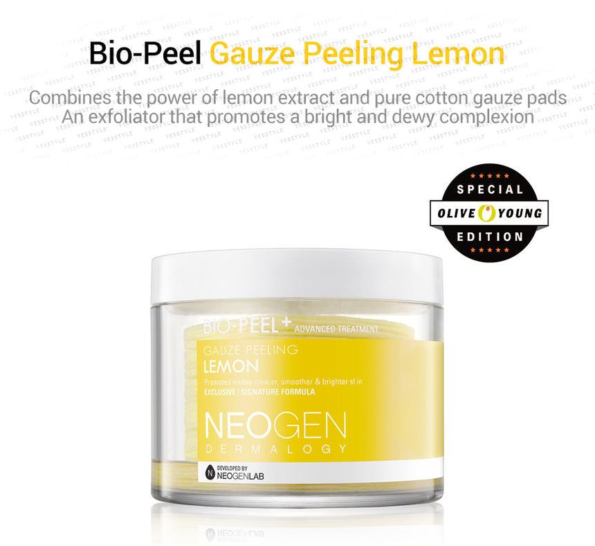 NEOGEN - Dermalogy Bio-Peel Gauze Peeling Lemon (Original Version) 200ml, 30 sheets, 400 g, 8809381444227