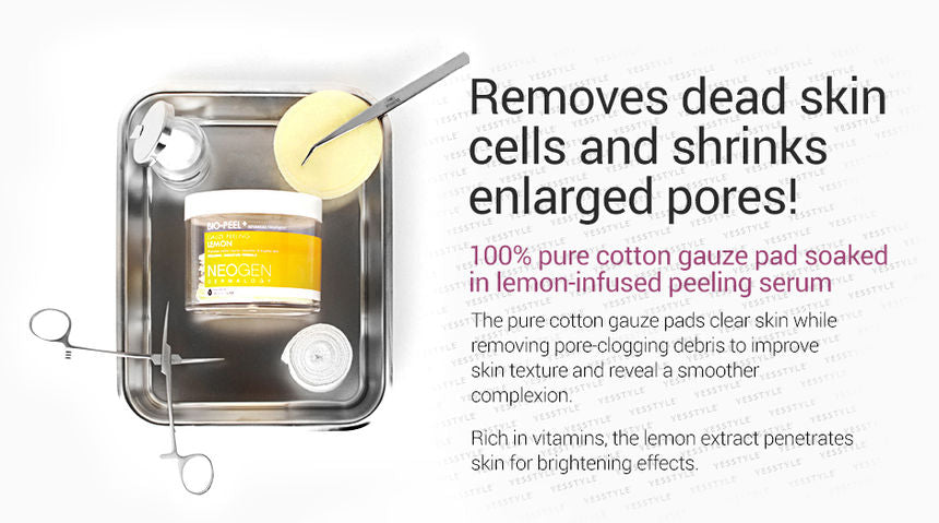 NEOGEN - Dermalogy Bio-Peel Gauze Peeling Lemon (Original Version) 200ml, 30 sheets, 400 g, 8809381444227
