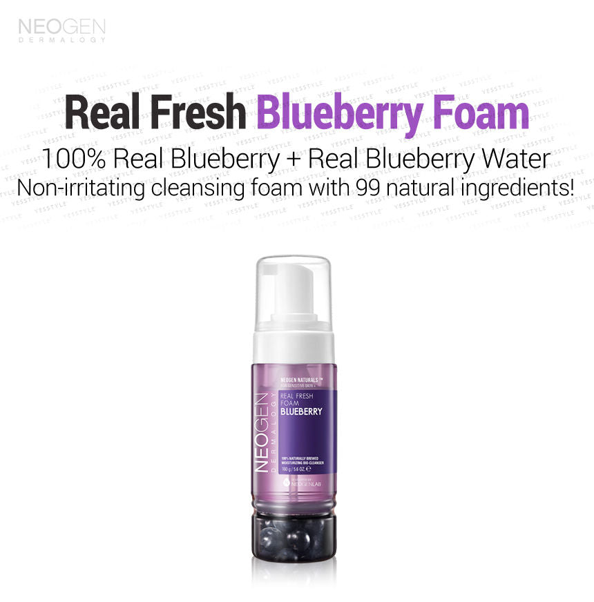 NEOGEN - Dermalogy Real Fresh Foam Blueberry, 160g, 230 g, 8809381442476
