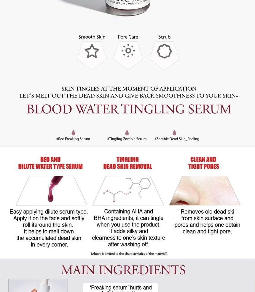 so natural - Red Peel Tingle Serum, 35ml, 108 g, 8809263875606