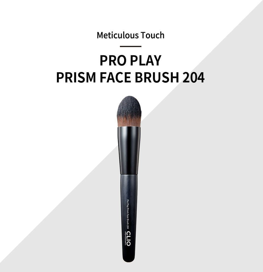 CLIO - Pro Play Prism Face Brush #204, 1 pc, 50 g, 8809598293823