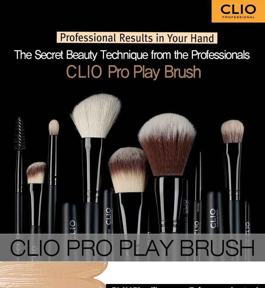 CLIO - Pro Play Foundation Brush #102, 1 pc, 45 g, 8809420559554