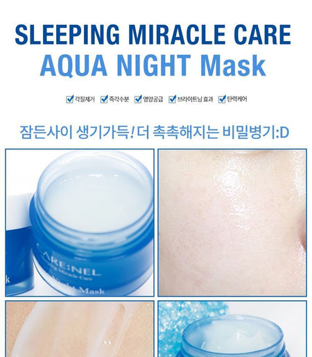 CARE:NEL - Aqua Night Mask Set 3pcs, 15ml x 3pcs, 93 g, 8809051284894
