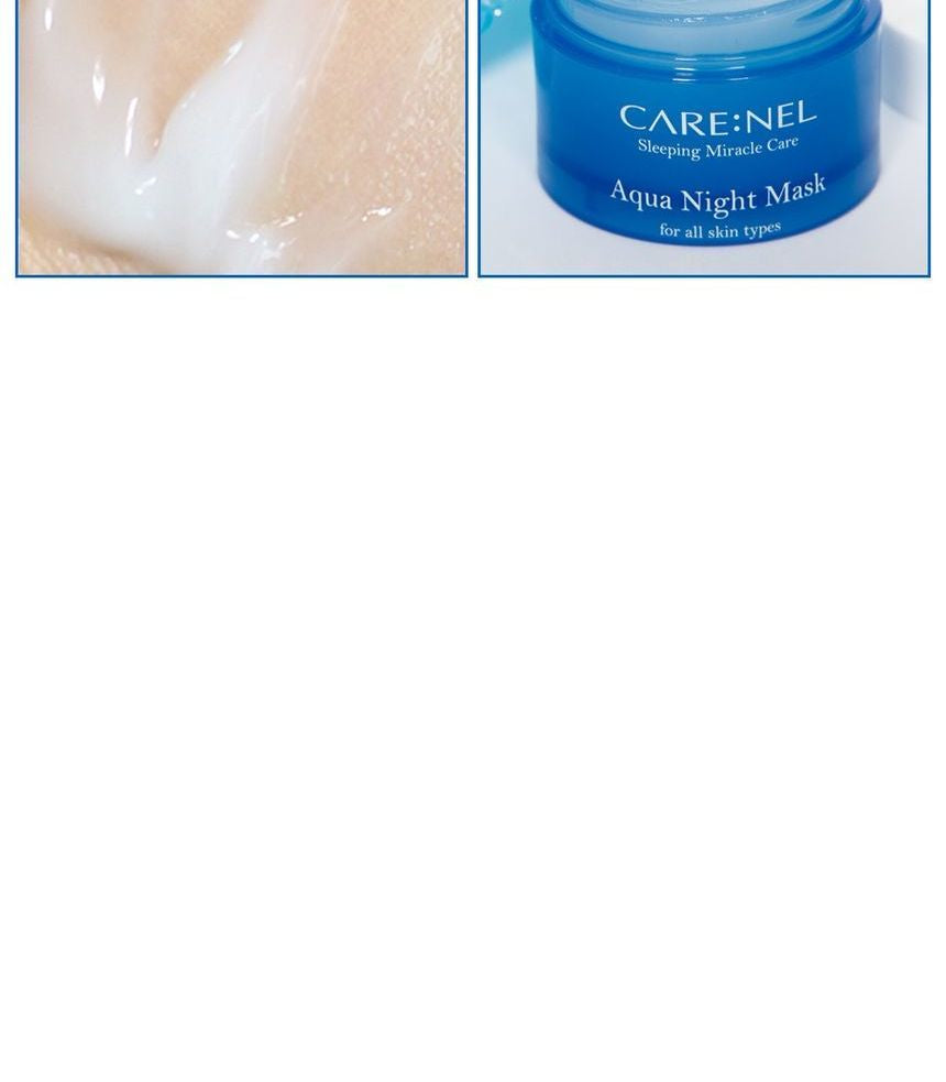 CARE:NEL - Aqua Night Mask Set 3pcs, 15ml x 3pcs, 93 g, 8809051284894
