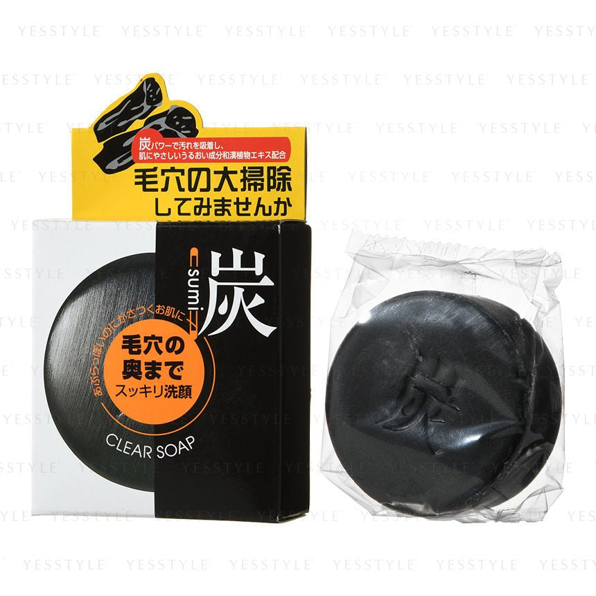 YUZE - Charcoal Clear Soap, 100g, 120 g, 4903075209001