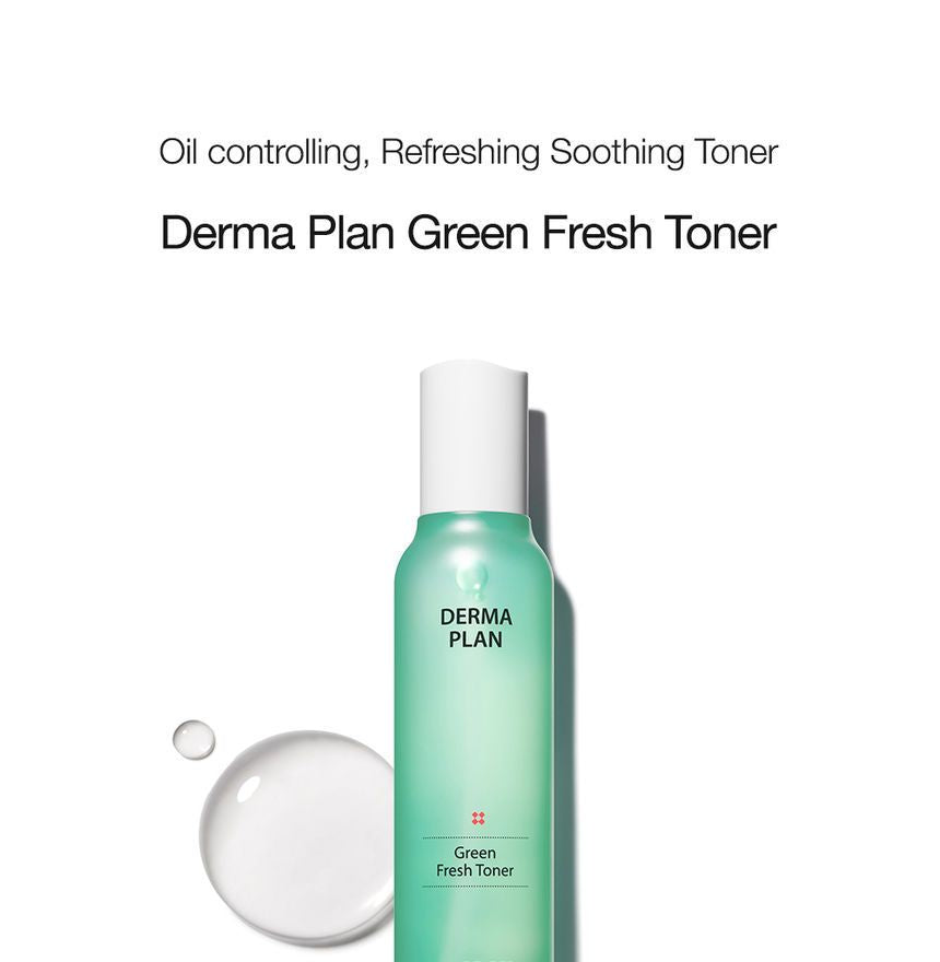 The Saem - Derma Plan Green Fresh Toner, 155ml, 268 g, 8806164162781