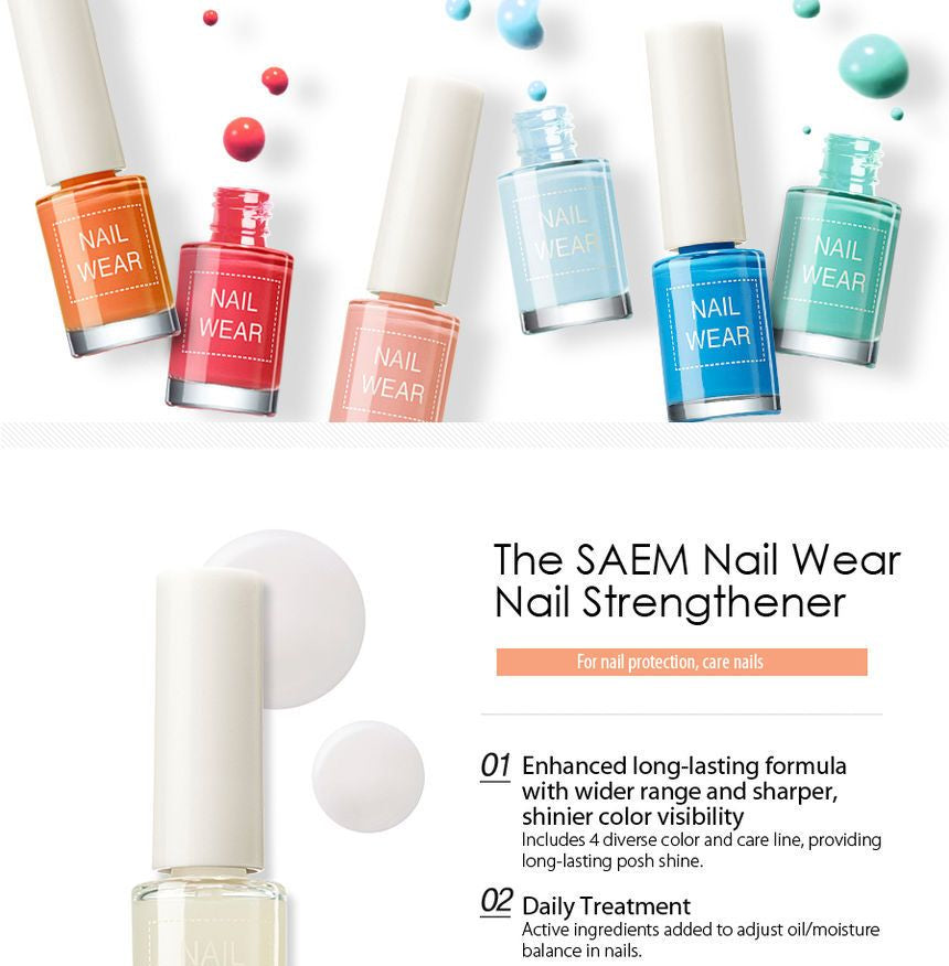 The Saem - Nail Wear Nail Agent, 7ml, 50 g, 8806164168479