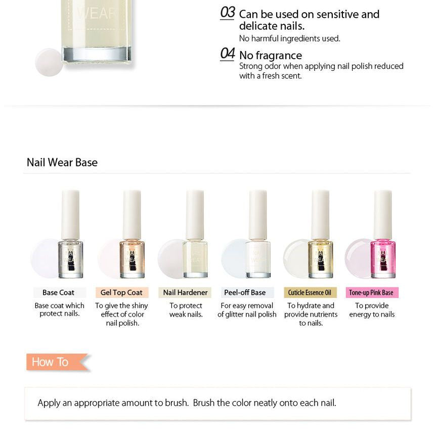 The Saem - Nail Wear Nail Agent, 7ml, 50 g, 8806164168479