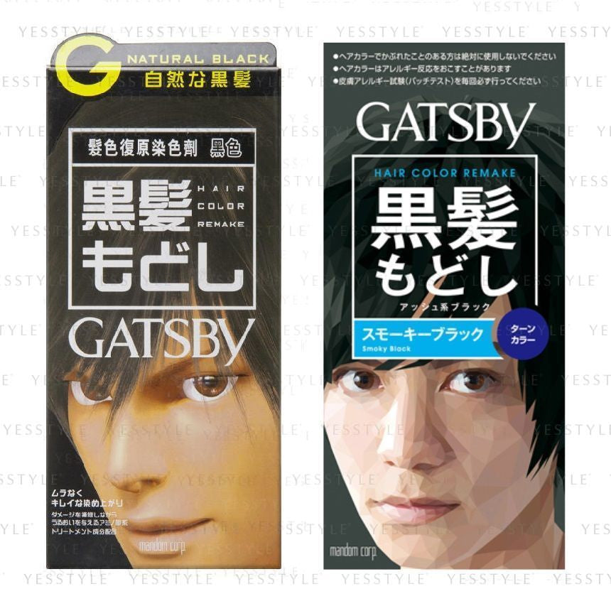 Mandom - Gatsby Hair Color Remake, Natural Black - 70ml, 181 g, 4902806134568