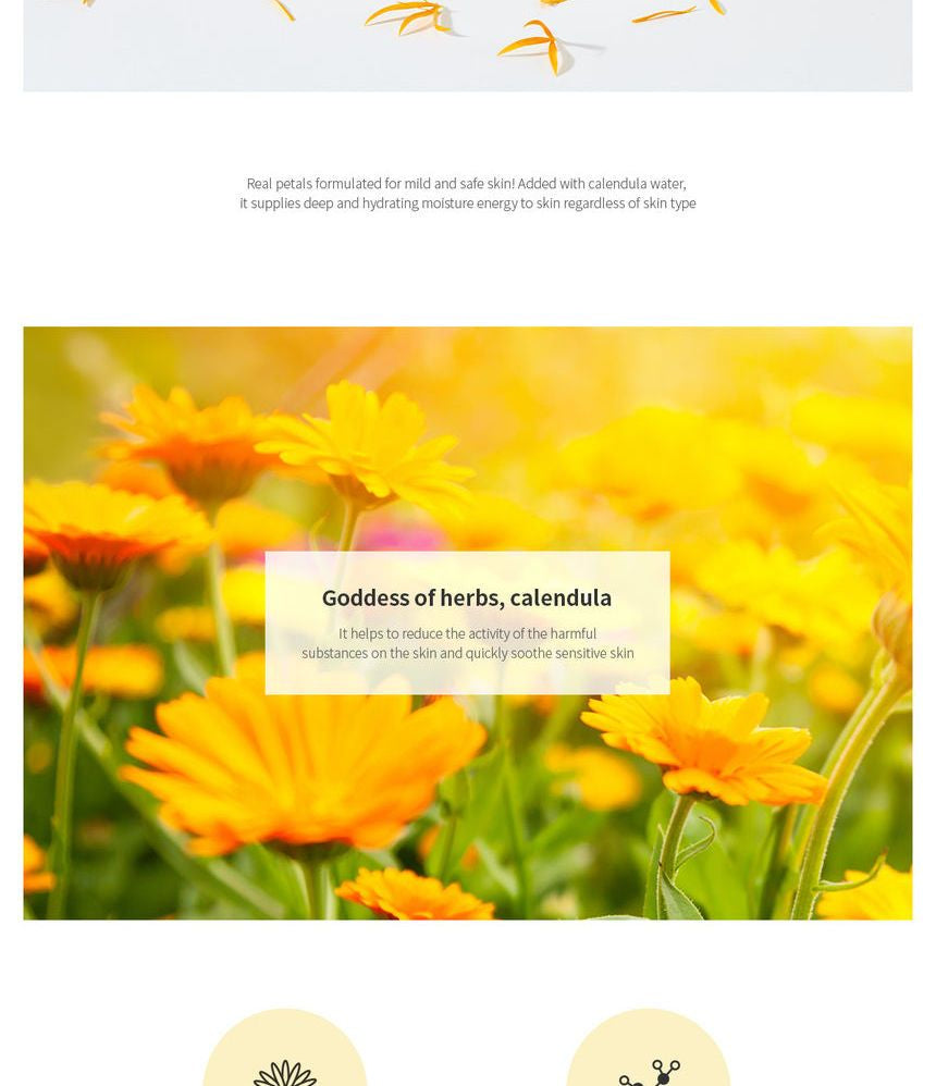 Nacific - Real Floral Air Cream Calendula 100ml, 100ml, 230 g, 8809517460893
