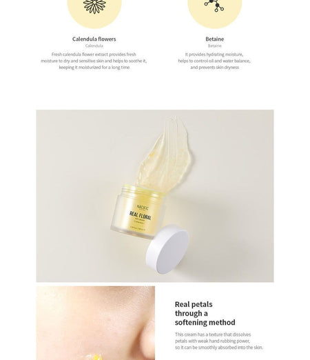 Nacific - Real Floral Air Cream Calendula 100ml, 100ml, 230 g, 8809517460893