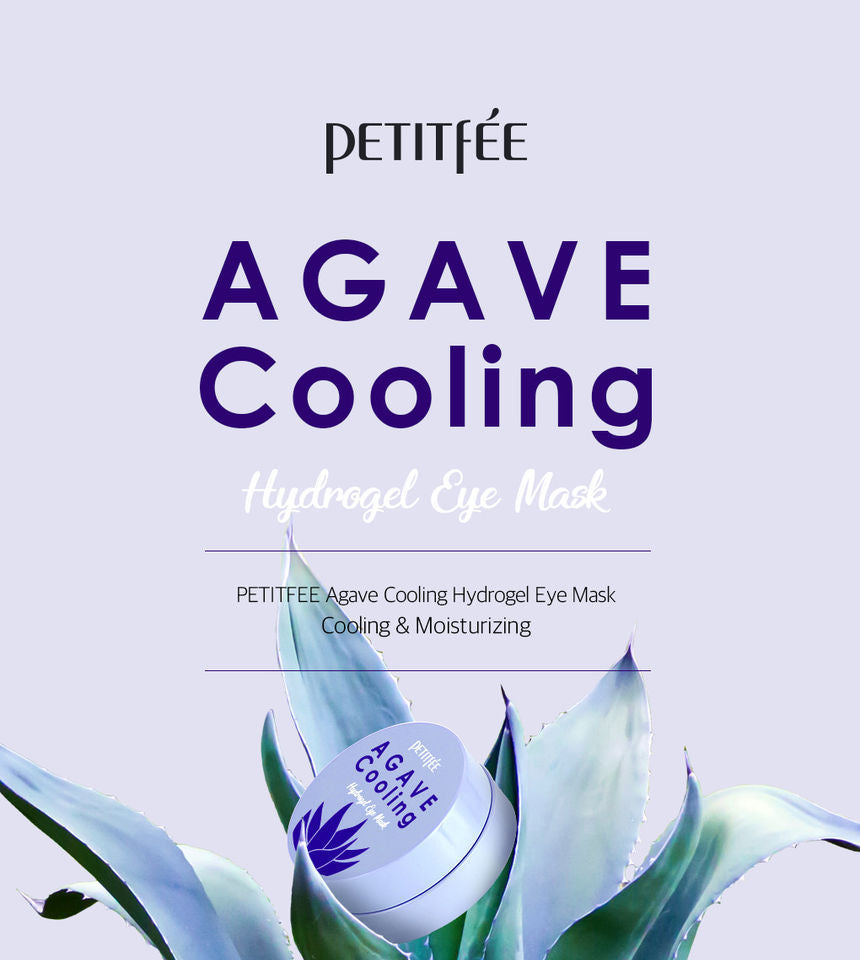 PETITFEE - Agave Cooling Hydrogel Eye Mask 60pcs, 60 pcs, 165 g, 8809508850429