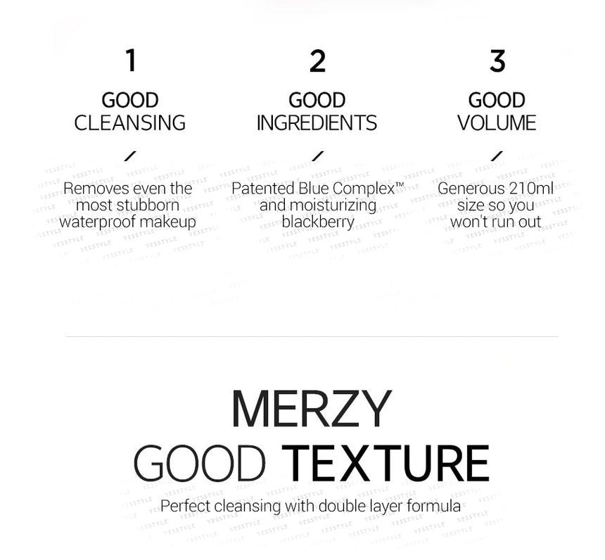 MERZY - Good Berry Lip & Eye Remover, 210ml, 248 g, 8809510680557