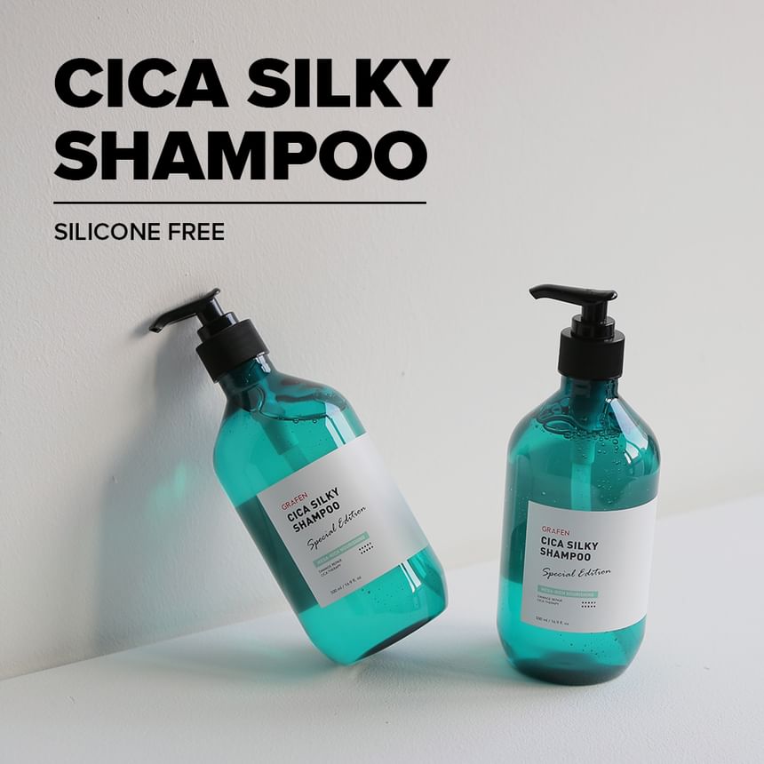 GRAFEN - Cica Silky Shampoo, 2024 Version - 500ml, 629 g, 8809460447194