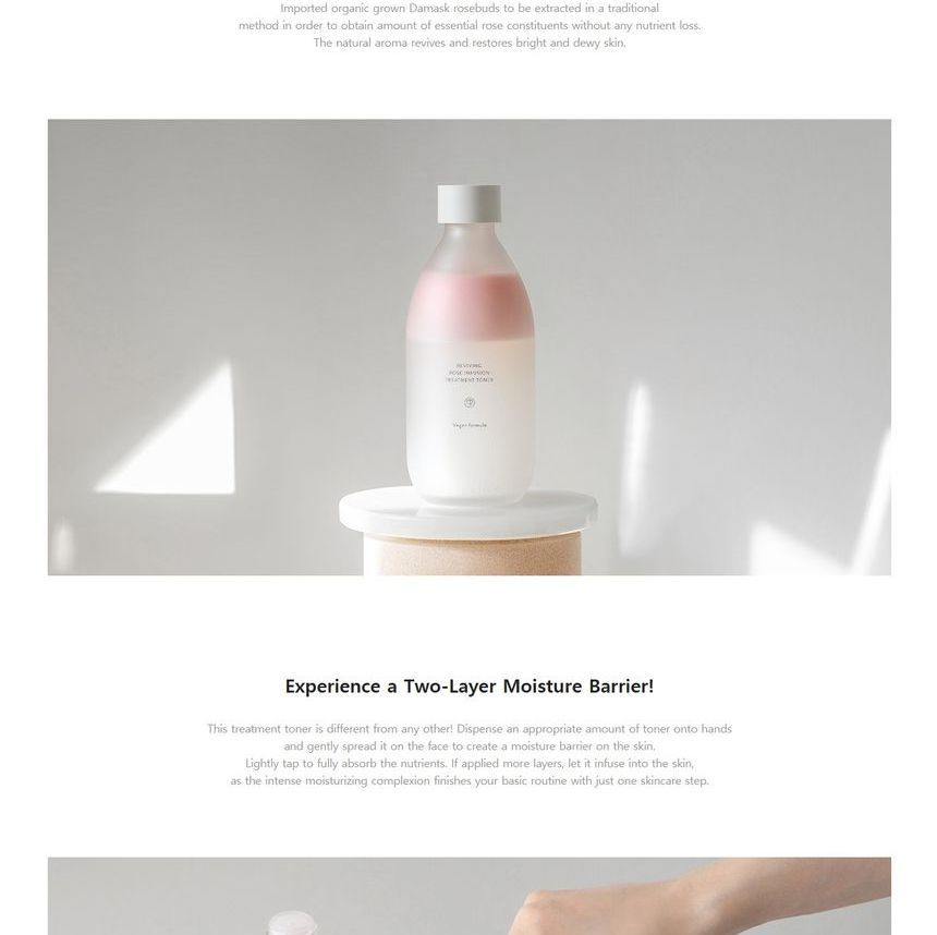 AROMATICA - Reviving Rose Infusion Treatment Toner, 200ml, 416 g, 8809151132545