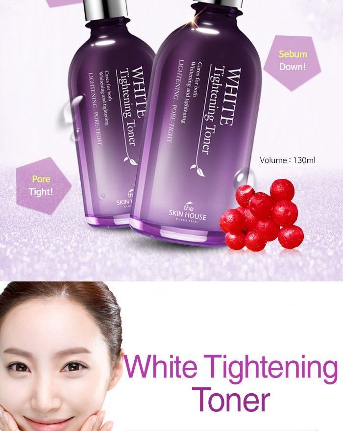 the SKIN HOUSE - White Tightening Toner, 130ml, 289 g, 8809080822784