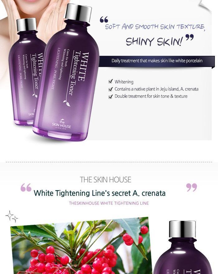 the SKIN HOUSE - White Tightening Toner, 130ml, 289 g, 8809080822784