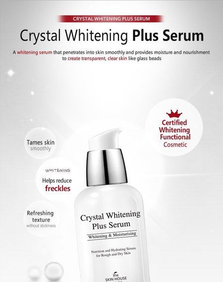 the SKIN HOUSE - Crystal Whitening Plus Serum, 50ml, 152 g, 8809080821091