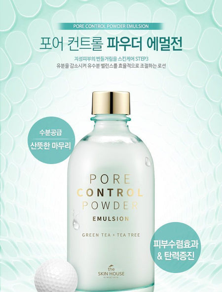 the SKIN HOUSE - Pore Control Powder Emulsion, 130ml, 290 g, 8809080821053