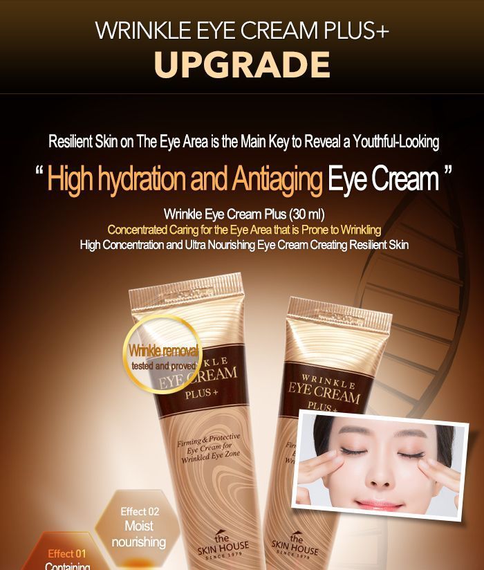 the SKIN HOUSE - Wrinkle Eye Cream Plus, 30ml, 46 g, 8809080823002