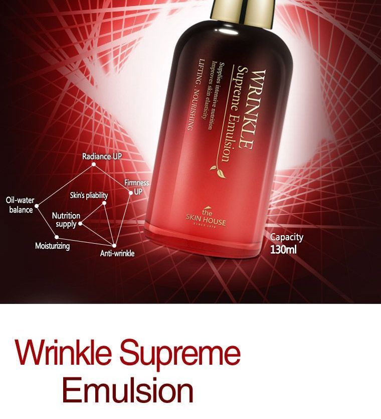 the SKIN HOUSE - Wrinkle Supreme Emulsion, 130ml, 322 g, 8809080822838