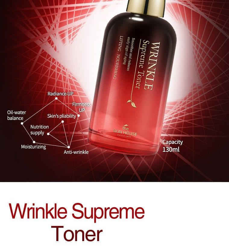 the SKIN HOUSE - Wrinkle Supreme Toner, 130ml, 329 g, 8809080822821
