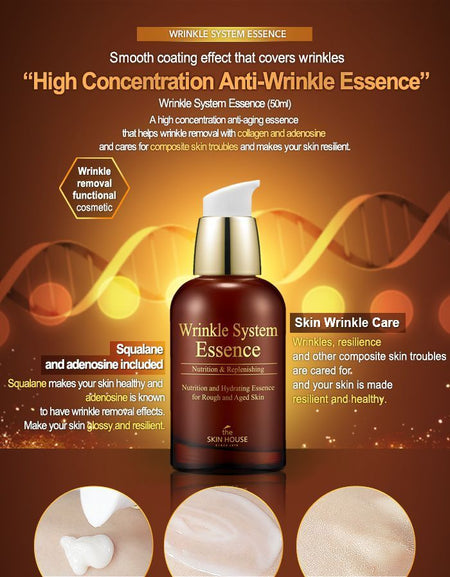 the SKIN HOUSE - Wrinkle System Essence, 50ml, 158 g, 8809080821183