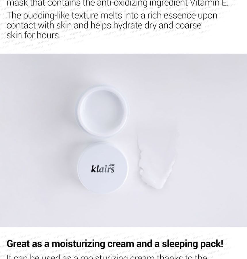 Dear, Klairs - Freshly Juiced Vitamin E Mask MINI, 15ml, 47 g, 8809572890468
