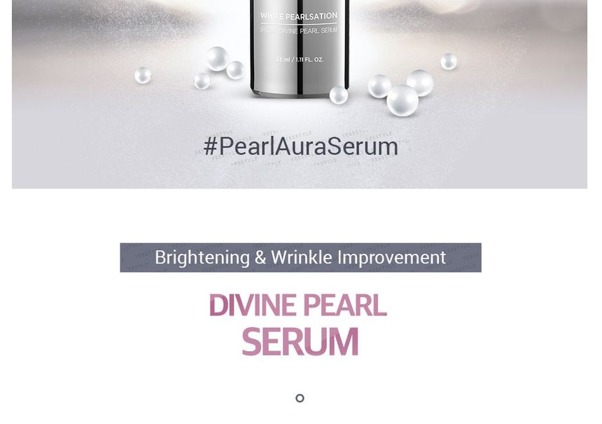 KLAVUU - White Pearlsation Facial Divine Pearl Serum 33ml, 33ml, 148 g, 8809482360136