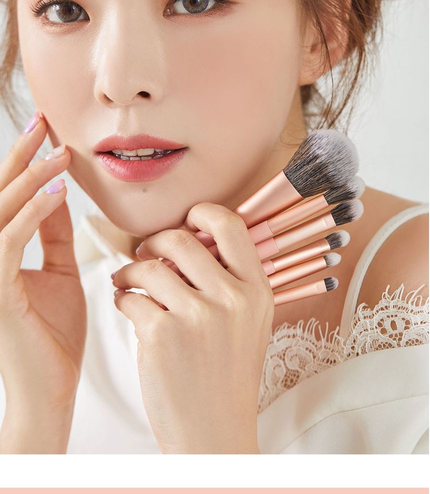 Peach C - Daily Mini Makeup Brush Set, 6 pcs, 64 g, 8809629270151