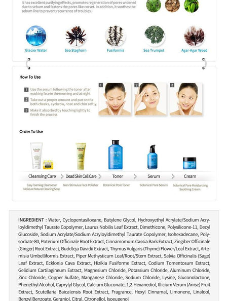 be the skin - Botanical Pore Serum, 50ml, 191 g, 8809076777760