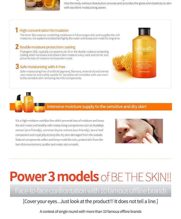 be the skin - Botanical Nutrition Power Toner, 150ml, 351 g, 8809076778446