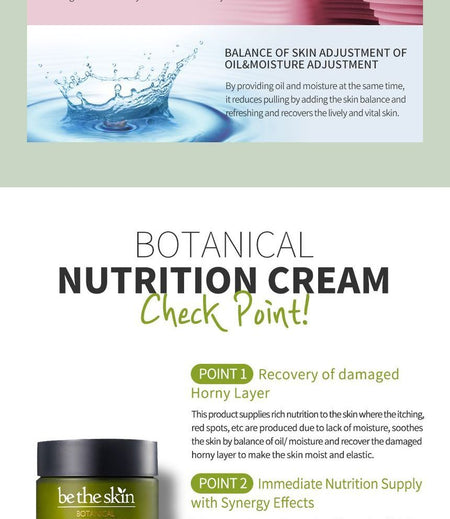 be the skin - Botanical Nutrition Cream, 50ml, 162 g, 8809076777814
