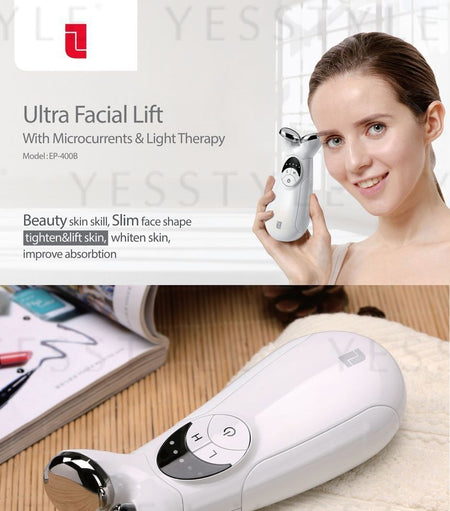 LIFETRONS - Ultra Facial Lift With Microcurrents & Light Therapy, 1 pc - EP-400, 604 g, 6925327300333
