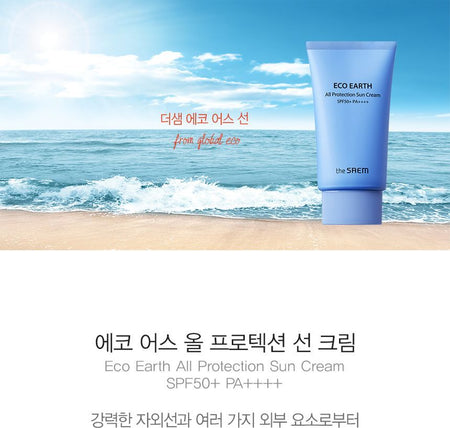 The Saem - Eco Earth All Protection Sun Cream, 50g, 75 g, 8806164176979