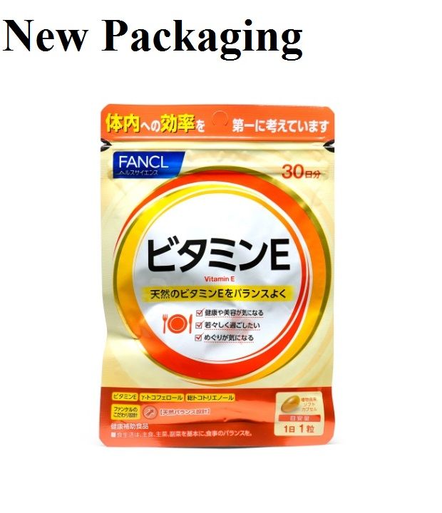 Fancl - Vitamin E (Natural Mix), 30 softgels (30 days supply), 19 g, 4908049491918