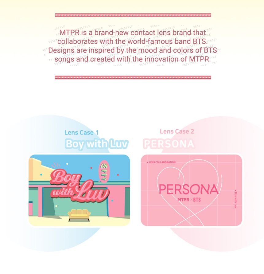 MTPR - BTS Boy With Luv Contact Lens Case, 1 pc, 60 g, 8806152975966