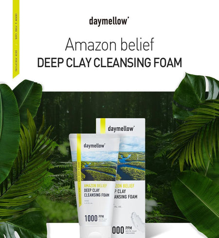 daymellow - Amazon Belief Deep Clay Cleansing Foam, 150ml, 195 g, 8809608730355