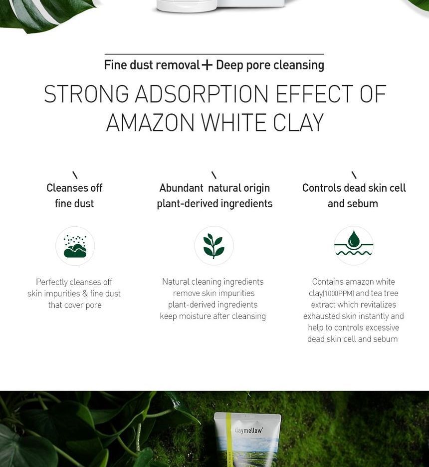 daymellow - Amazon Belief Deep Clay Cleansing Foam, 150ml, 195 g, 8809608730355