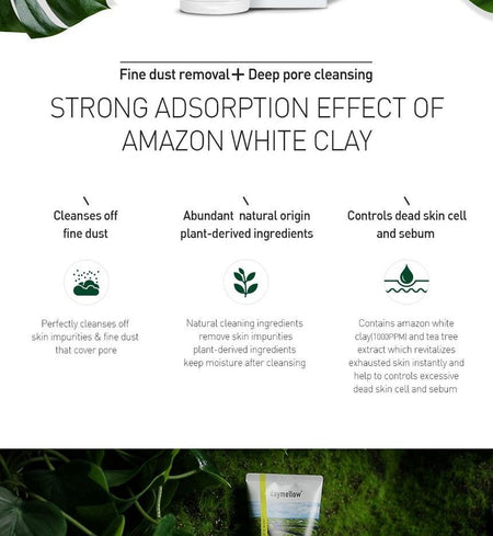 daymellow - Amazon Belief Deep Clay Cleansing Foam, 150ml, 195 g, 8809608730355