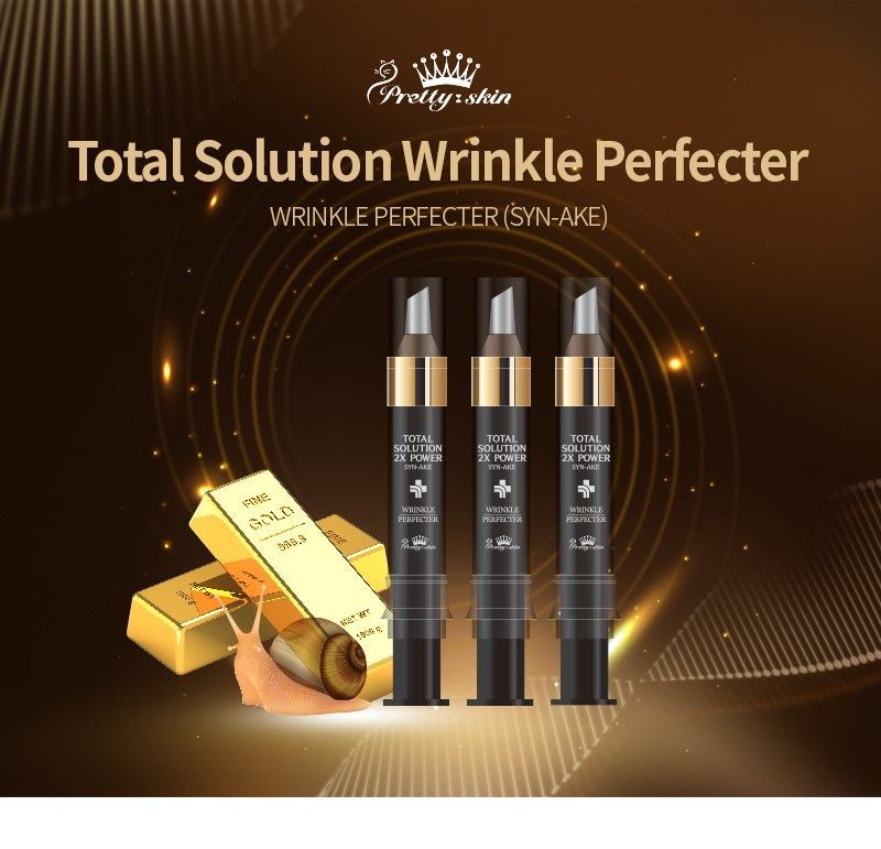 Pretty skin - Total Solution 2X Power Wrinkle Perfecter Syn-Ake, 12ml, 50 g, 8803348036777