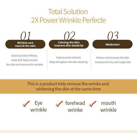 Pretty skin - Total Solution 2X Power Wrinkle Perfecter Placenta, 12ml, 58 g, 8803348036760