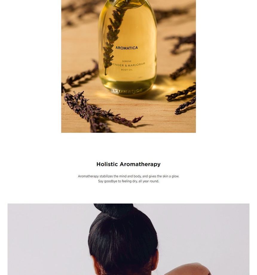 AROMATICA - Serene Body Oil Lavender & Marjoram, 100ml, 234 g, 8809151131104