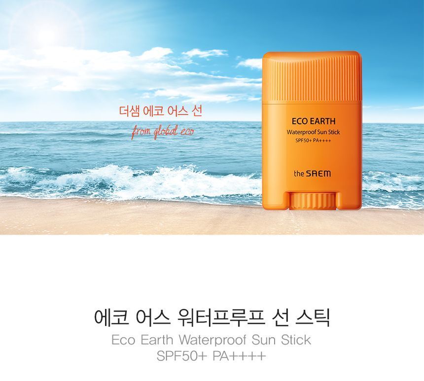 The Saem - Eco Earth Waterproof Sun Stick, 17g, 47 g, 8806164171981