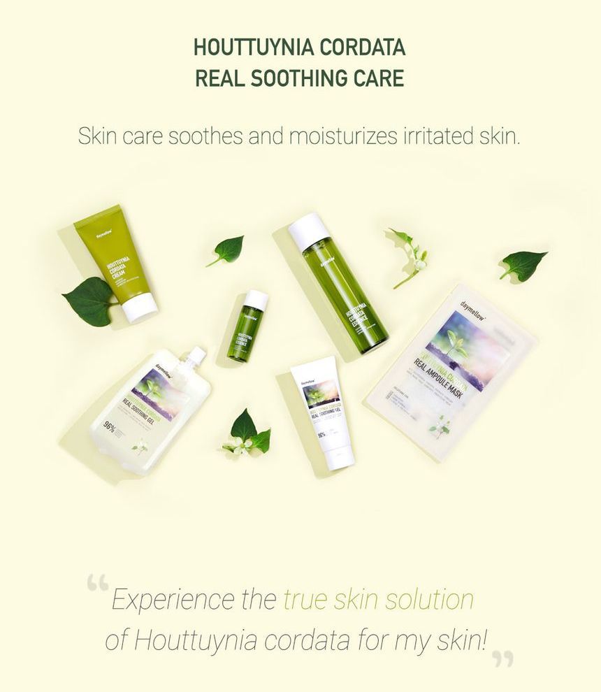 daymellow - Houttuynia Cordata Real Soothing Cream, 80g, 111 g, 8809608730768